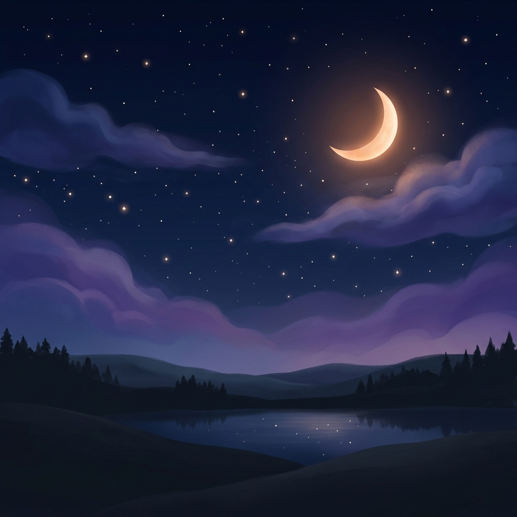 Peaceful night scene